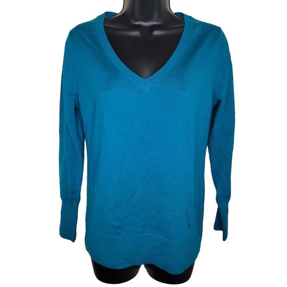 Banana Republic V-neck Merino Wool Lightweight Sweater Medium - Picture 1 of 5